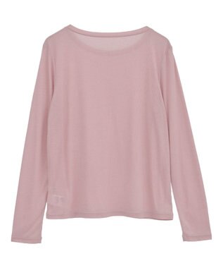 earth music&ecology クルーネックシアーテレコプルオーバー Pink