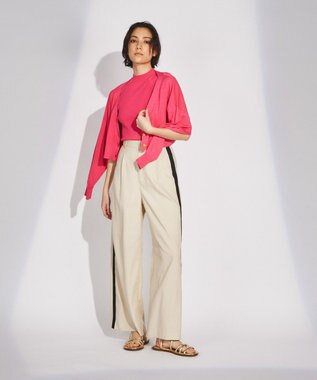 GRACE CONTINENTAL ショートルーズニットカーディガン ピンク