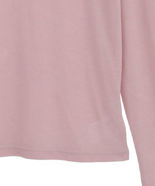 earth music&ecology クルーネックシアーテレコプルオーバー Pink