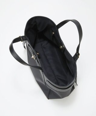 TOPKAPI 【TREASURE TOPKAPI】ナイロン レザーコンビ 2way トートバッグ A4対応 ブラック