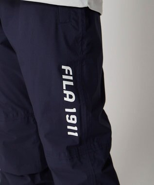 FILA GOLF／marie claire 【FILA GOLF】 収納袋付きレインウェア上下セット ホワイト