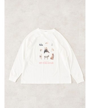 earth music&ecology アソートアニマルプリントロンＴｅｅ