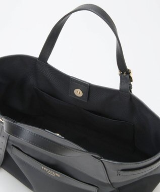 TOPKAPI 【TREASURE TOPKAPI】ナイロン レザーコンビ 2way トートバッグ A4対応 ブラック