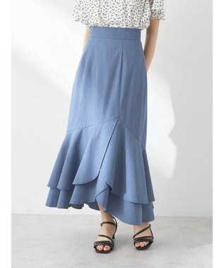 earth music&ecology チューリップヘムティアードスカート