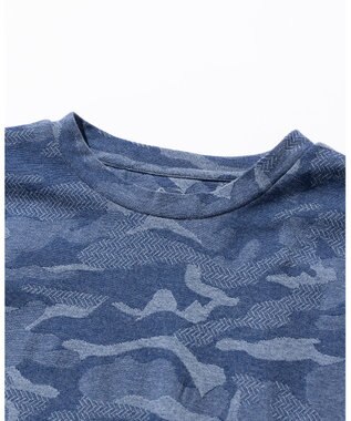 JOSEPH ABBOUD MOUNTAIN 【吸水速乾・男女兼用】カモフラジャガードTシャツ ブルー系7