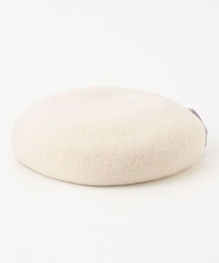 ANY KIDS リボン付き ベレー帽 エクリュ