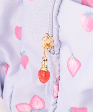 ANY KIDS 【Strawberry Collection】【10L容量】いちご総柄リュック ラベンダー