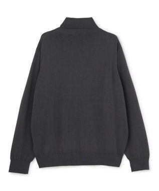 UNFILO MENS 【東レ機能素材】ソフトサーモ アンチピリングニット タートル グレー