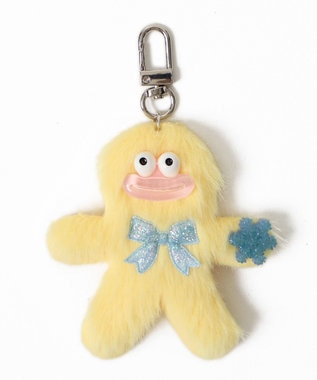 WEGO ミニメリクリモンスターぬいぐるみキーホルダー イエロー