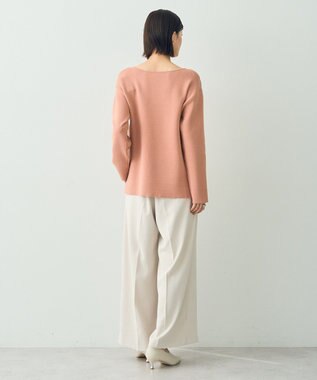 YECCA VECCA ミラノリブ金釦ニット Pink