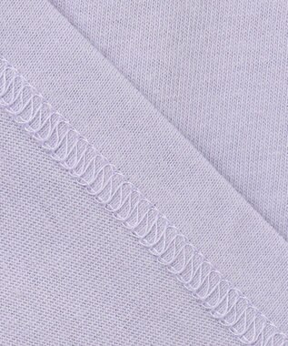 ANY KIDS フォトプリント 長袖 Ｔシャツ ラベンダー×イヌ