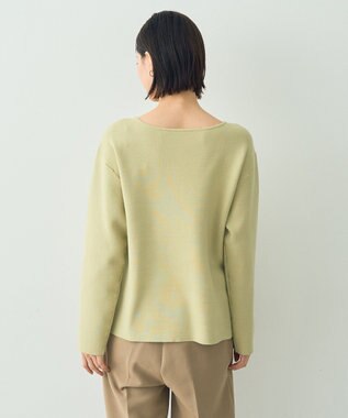 YECCA VECCA ミラノリブ金釦ニット Light Green