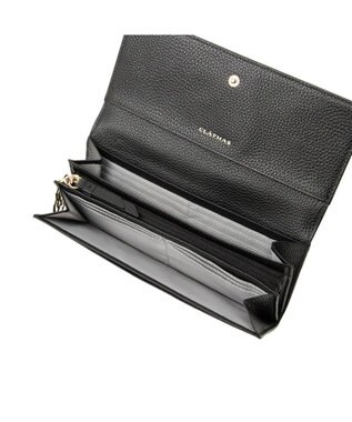CLATHAS カーラ かぶせ長財布 ブラック