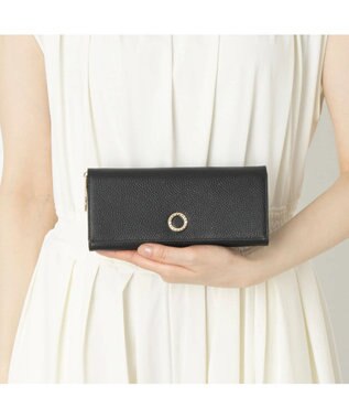 CLATHAS カーラ かぶせ長財布 ブラック