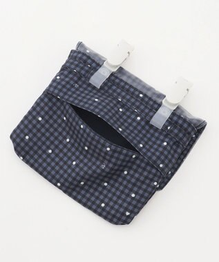 組曲 KIDS gingham K heart 移動ポシェット ネイビー系5