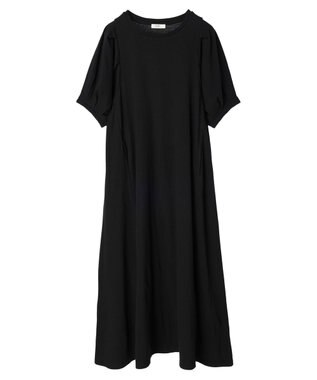 earth music&ecology Ａラインカットワンピース Black