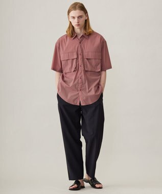 UNFILO MENS Light Move ポケットシャツ [24年春夏商品] ダスティ ピンク