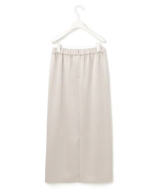 ICB 【洗える】 ヴィンテージサテン ナロースカート トープ系