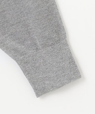 自由区 S 【アンサンブル対応・洗える】ラメシアー カーディガン シルバー×グレー