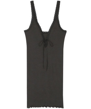 AMPHI あったかインナー 薄手 リブ素材 キャミソール UWF160 アンフィ／ワコール