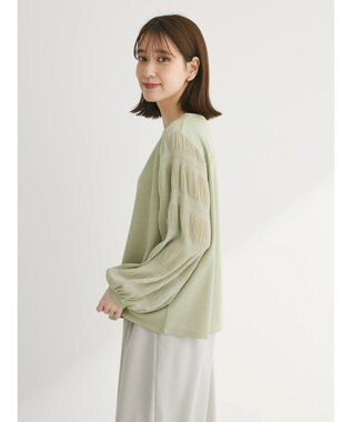 Green Parks マジョリカスリーブカットプルオーバー Mint
