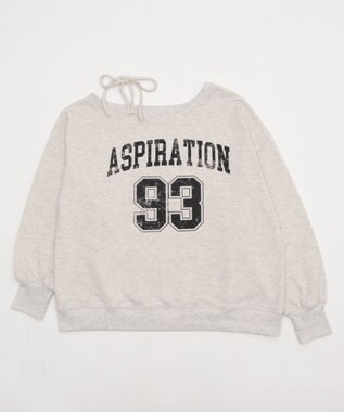 WEGO 【25年秋冬新作】2WAYグラフィックワンショルBIGスウェット 柄2