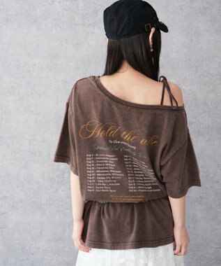 WEGO ２WAYグラフィックワンショルBIGT ブラウン