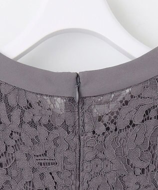 ANY SIS 【洗える】Nobleコンビ ドレス スレート