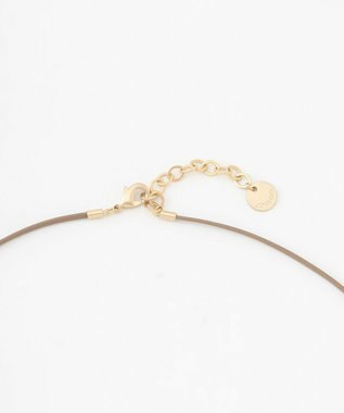 J.PRESS LADIES リバーシブルマーブル ネックレス ブラウン系