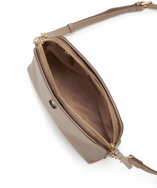 TOPKAPI 【TOPKAPI】ミニエンボスレザー ショルダーバッグ gemdrops ジェムドロップ ミディアムグレー