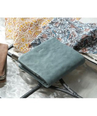 genten アンティーコ×LIBERTY 二つ折り財布