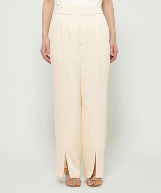 uncrave ドレープツイル スリットパンツ エクリュ