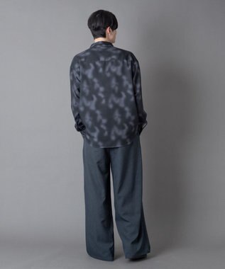 WEGO パターンルーズシャツ（LS） 柄1