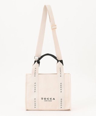 TOCCA 【WEB＆一部店舗限定】DANCING TOCCA SQUARETOTE トートバッグ アイボリー系