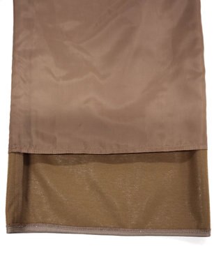 Tiaclasse 【洗える】洗練された女性スタイルを叶えるフェイクレザーワイドパンツ モカ