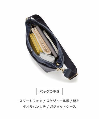 TOPKAPI 【Breath TOPKAPI】【TOPKAPI × 藤本美貴さんコラボ】スコッチグレイン ショルダーバッグ/マザーズバッグ/撥水 ネイビー