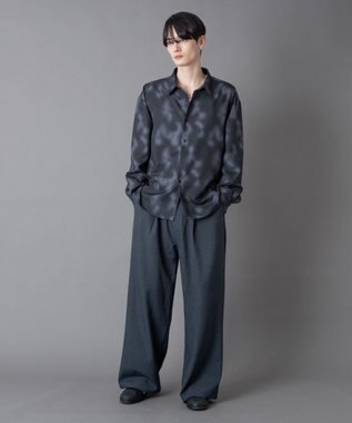 WEGO パターンルーズシャツ（LS） 柄1