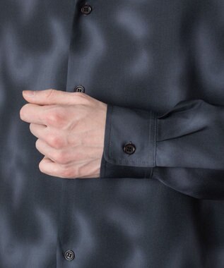 WEGO パターンルーズシャツ（LS） 柄1