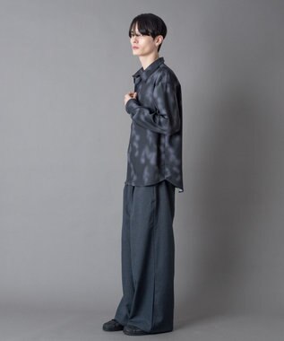 WEGO パターンルーズシャツ（LS） 柄1