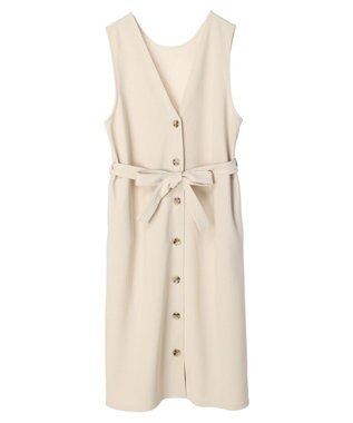 Green Parks ジレにもなる３ＷＡＹジャンパースカート Gray Beige