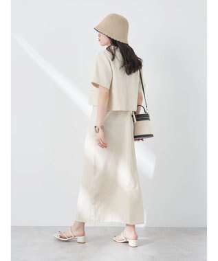 earth music&ecology リサイクルポリエステルブレンドキャミワンピース Light Beige