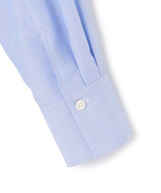 ICB 【先行予約】クリーンブロード ラッフルデザイン プルオーバーブラウス ブルーストライプ