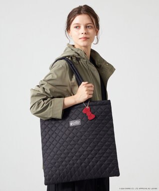 LA BAGAGERIE 【LA BAGAGERIE×HELLO KITTY】リボンチャーム付き　キルティングトート