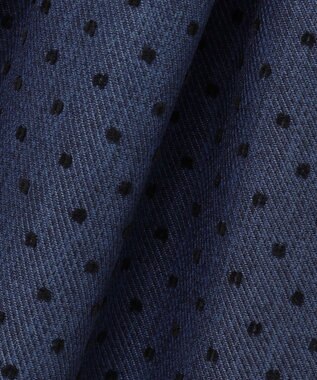TOCCA 【洗える】NIGHT CURTAIN ドレス ブルー×ドット柄