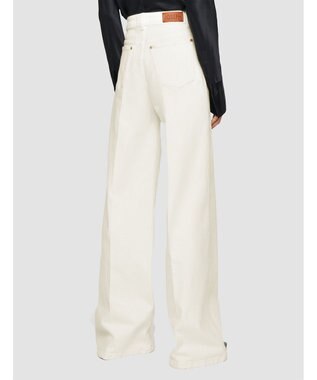 JOSEPH 【洗える】デニムストレッチ　トラウザーズ White