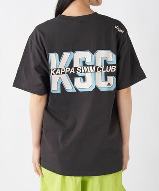 OP／FILA 【Kappa】スイムグラフィック Tシャツ ブラック