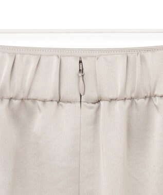 ICB 【洗える】 ヴィンテージサテン ナロースカート トープ系