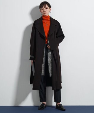 ICB 【新色追加・WEB限定カラーあり】エクストラファインメリノ タートルネックプルオーバー シナバー系