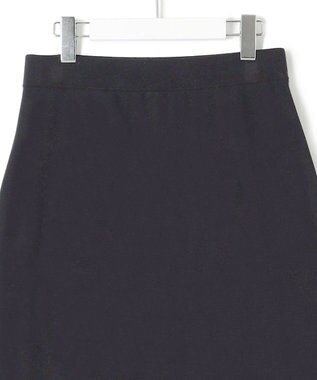 23区 【洗える】コンフォートストレッチ ニット タイト スカート ブラック系