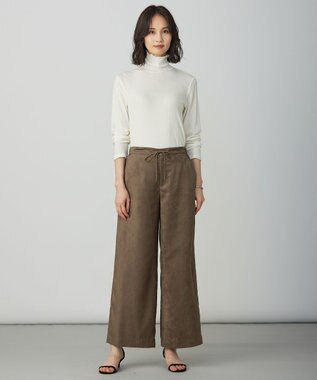 J.PRESS LADIES S カシミヤシルク シアーリブ タートル カットソー アイボリー系